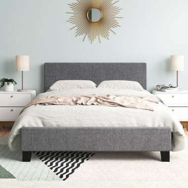 Dumfries upholstered platform bed zipcode deals design